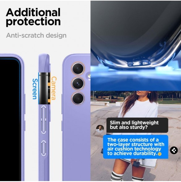 Spigen THIN FIT GALAXY A54 5G FANTASTISK VIOLET