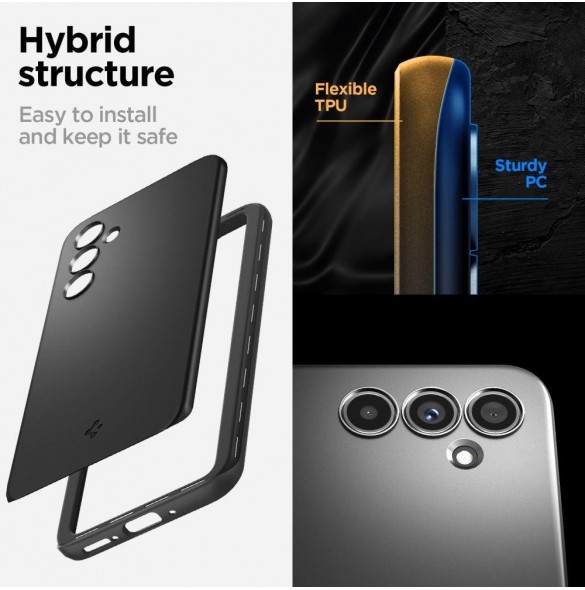Spigen THIN FIT GALAXY A54 5G SVART