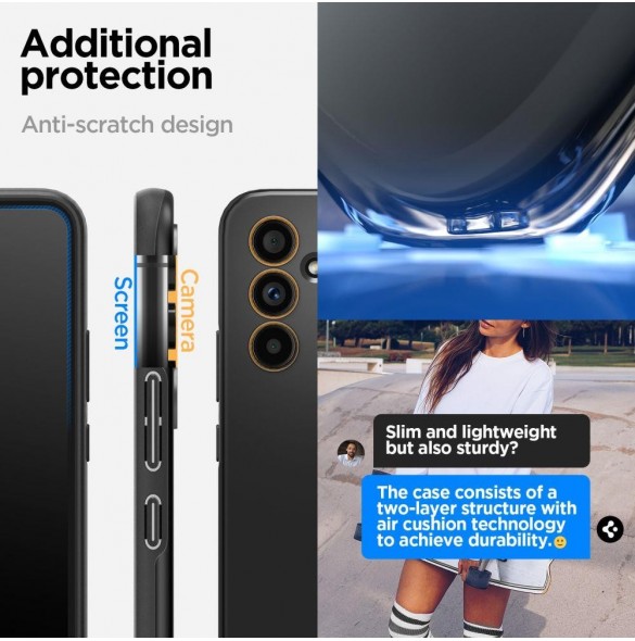 Spigen THIN FIT GALAXY A54 5G SVART