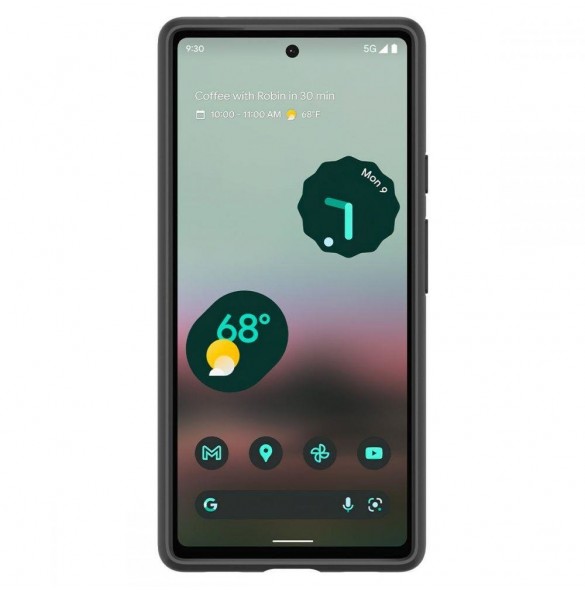 Spigen THIN FIT GOOGLE PIXEL 6A SVART