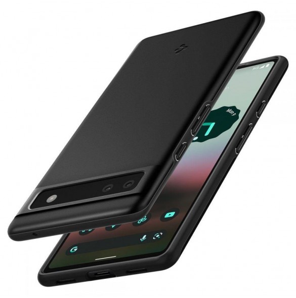 Spigen THIN FIT GOOGLE PIXEL 6A SVART