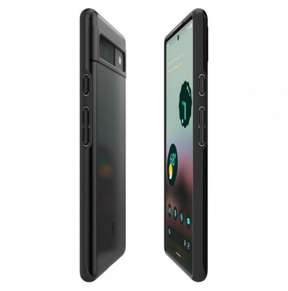 Spigen THIN FIT GOOGLE PIXEL 6A SVART