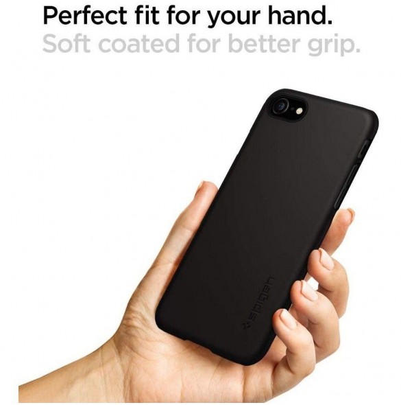 Spigen THIN FIT IPHONE 7/8 / SE 2020 / 2022 SVART