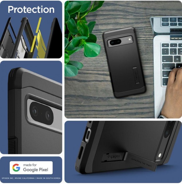 Spigen Tough Armor fodral för Google Pixel 7 svart