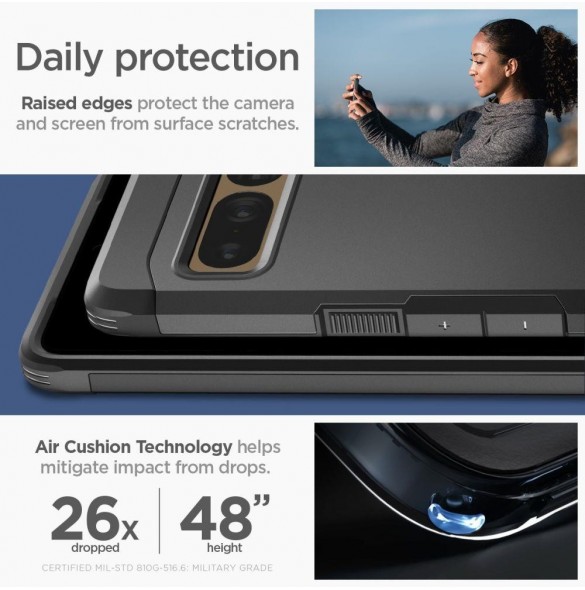 Spigen Tough Armor fodral för Google Pixel 7 Pro svart