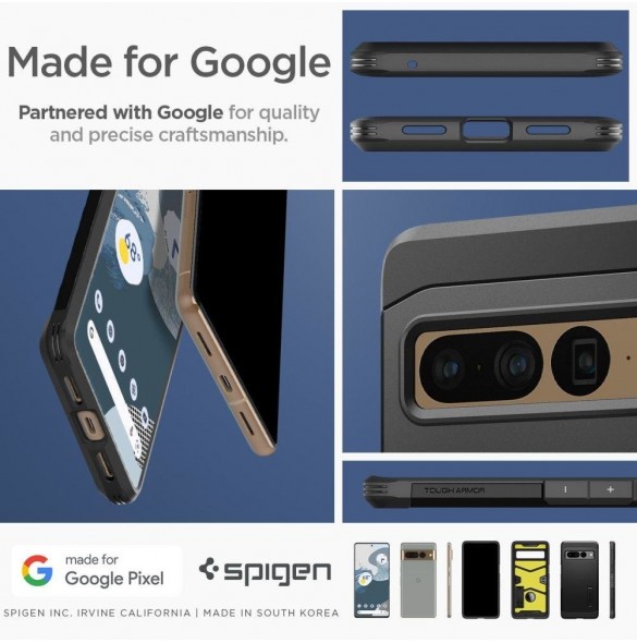 Spigen Tough Armor fodral för Google Pixel 7 Pro svart