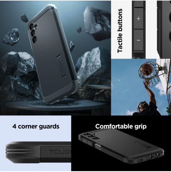 Spigen TOUGH ARMOR GALAXY A14 4G / LTE SVART