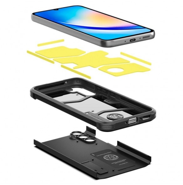 Spigen TOUGH ARMOR GALAXY A34 5G SVART