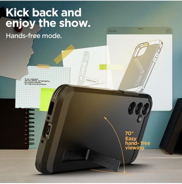 Spigen TOUGH ARMOR GALAXY A34 5G SVART