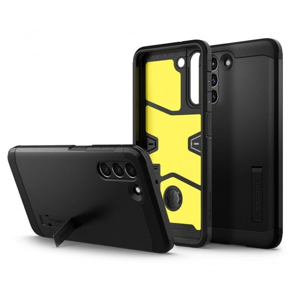 Spigen TOUGH ARMOR GALAXY S21 FE SVART