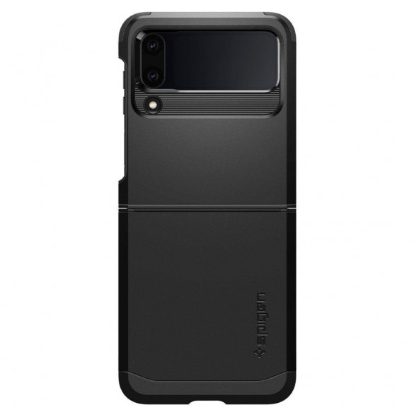 Spigen TOUGH ARMOR GALAXY MED FLIP 4 SVART