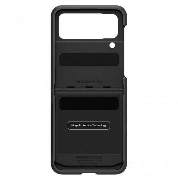 Spigen TOUGH ARMOR GALAXY MED FLIP 4 SVART