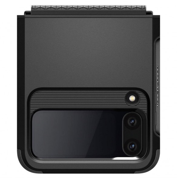 Spigen TOUGH ARMOR GALAXY MED FLIP 4 SVART