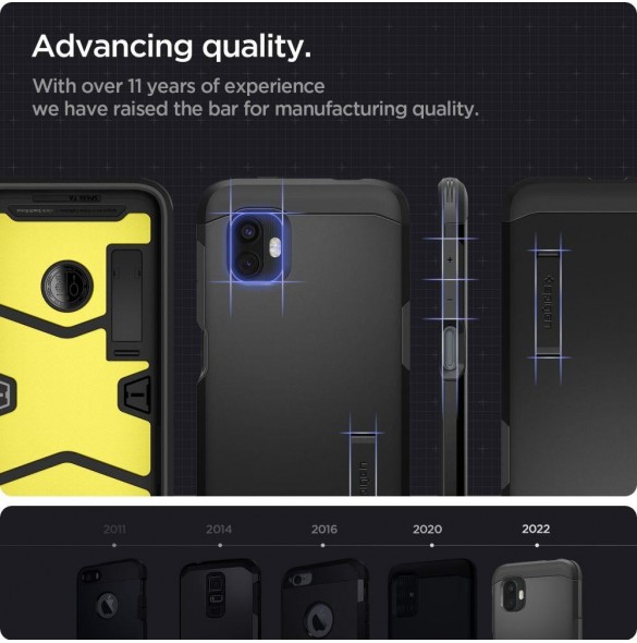 Spigen TOUGH ARMOR GALAXY XCOVER 6 PRO SVART