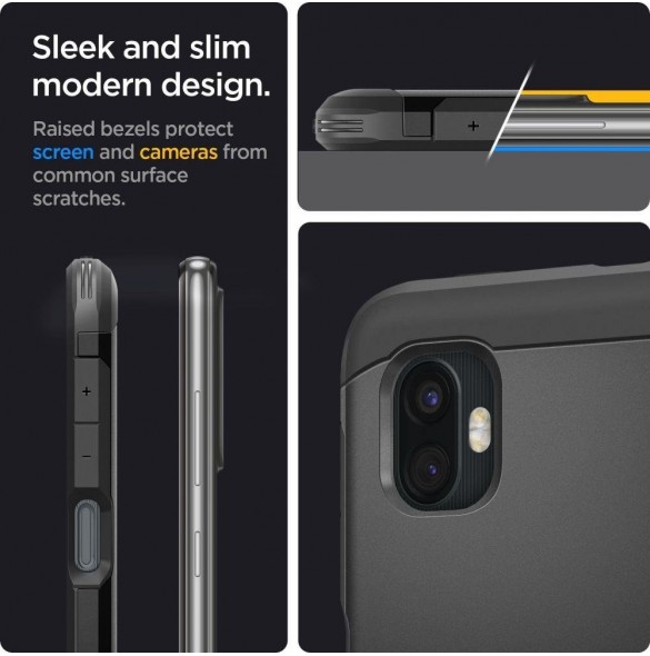 Spigen TOUGH ARMOR GALAXY XCOVER 6 PRO SVART