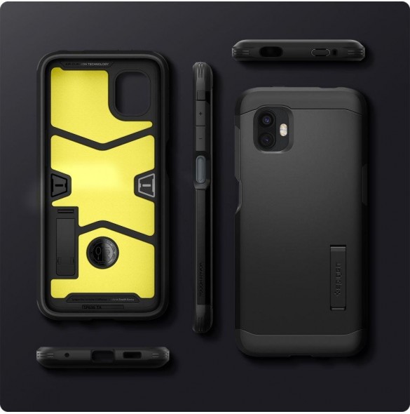 Spigen TOUGH ARMOR GALAXY XCOVER 6 PRO SVART