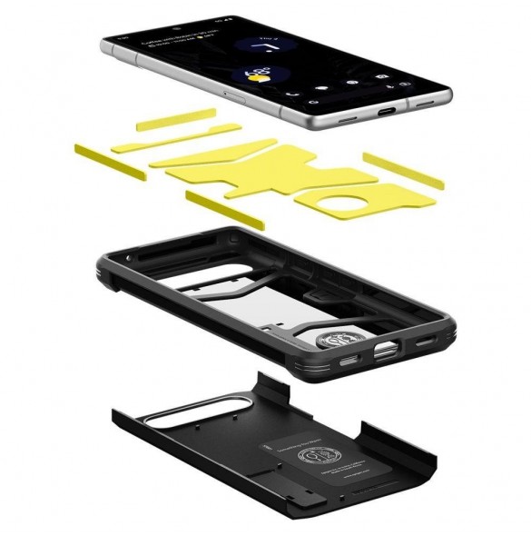 Spigen TOUGH ARMOR GOOGLE PIXEL 7A SVART
