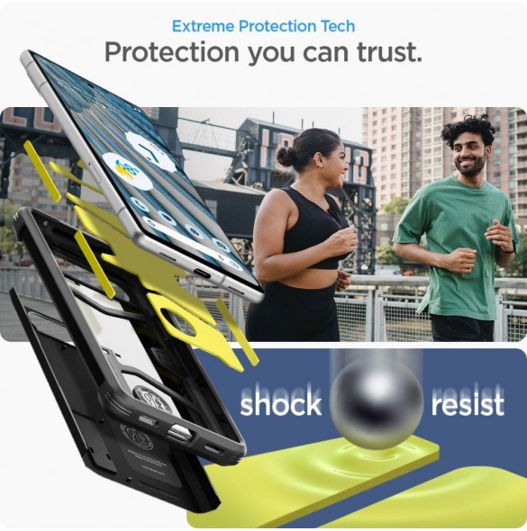 Spigen TOUGH ARMOR GOOGLE PIXEL 7A SVART