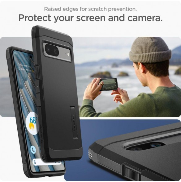 Spigen TOUGH ARMOR GOOGLE PIXEL 7A SVART