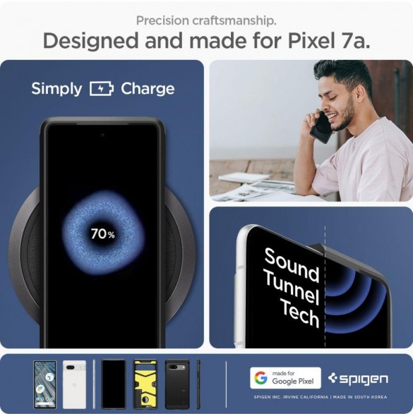 Spigen TOUGH ARMOR GOOGLE PIXEL 7A SVART