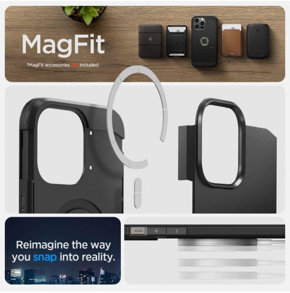 Spigen TOUGH ARMOR MAG MAGSAFE IPHONE 14 PRO SVART