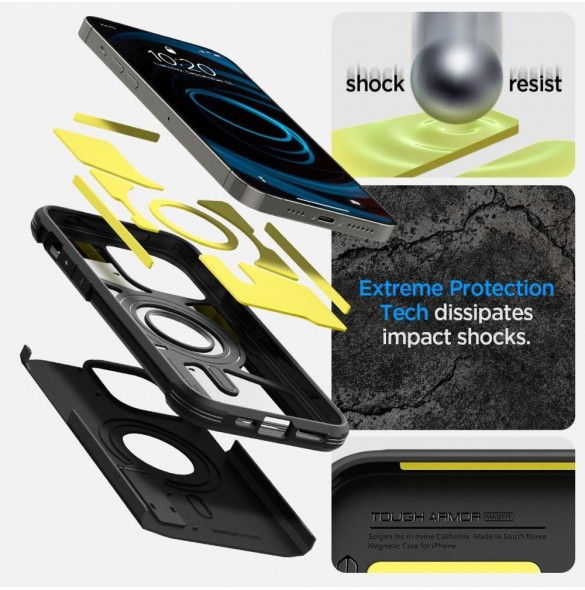 Spigen TOUGH ARMOR MAG MAGSAFE IPHONE 14 PRO MAX SVART