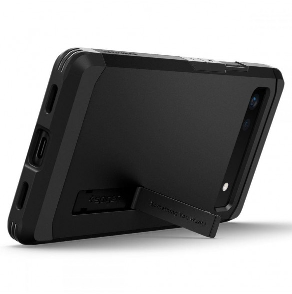 Spigen Tough Armor telefonfodral för Google Pixel 6A svart