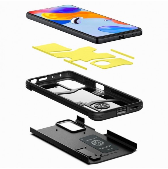 Spigen TOUGH ARMOR XIAOMI REDMI NOTE 11 PRO / 11 PRO 5G SVART