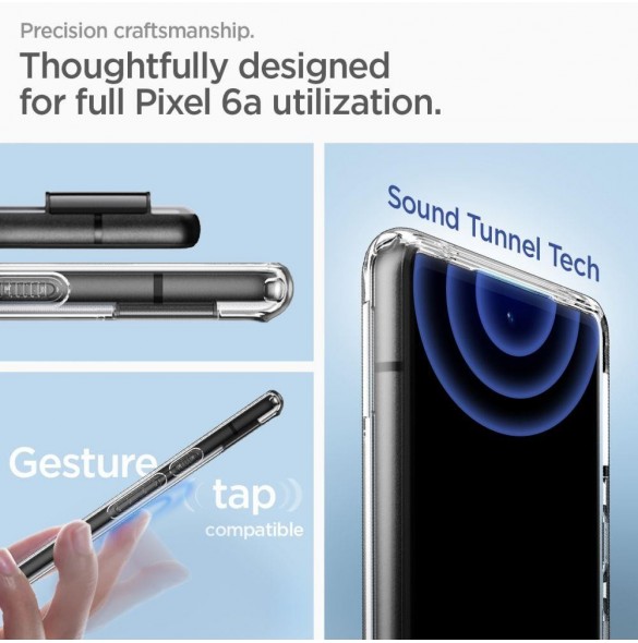 Spigen Ultra Hybrid fodral för Google Pixel 6A transparent