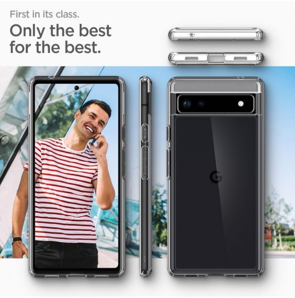 Spigen Ultra Hybrid fodral för Google Pixel 6A transparent
