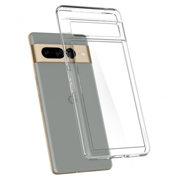 Spigen Ultra Hybrid-fodral för Google Pixel 7 Pro genomskinligt