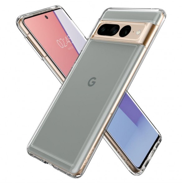 Spigen Ultra Hybrid-fodral för Google Pixel 7 Pro genomskinligt