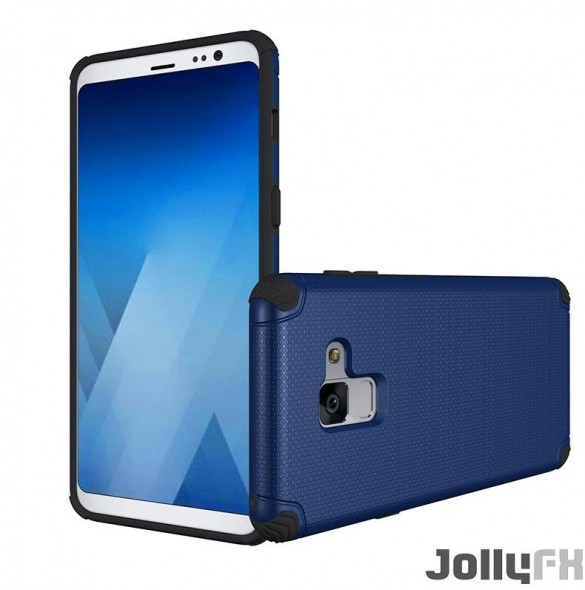 Navyblå och väldigt snyggt skydd Samsung Galaxy A8 2018 A530.