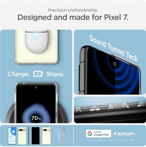 Spigen ULTRA HYBRID GOOGLE PIXEL 7 CRYSTAL CLEAR