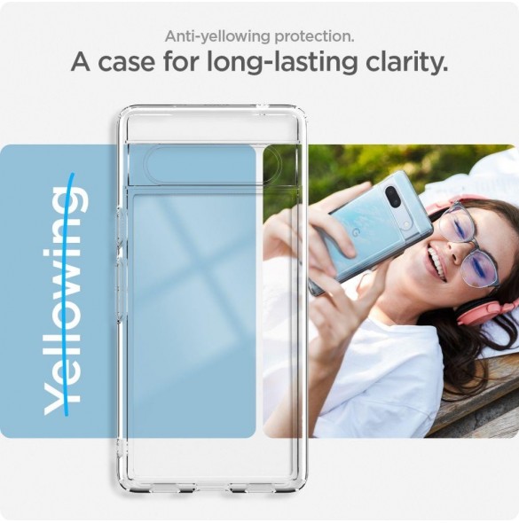 Spigen ULTRA HYBRID GOOGLE PIXEL 7A KRISTALKLAR
