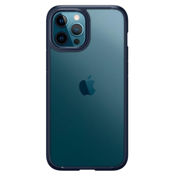 Spigen ULTRA HYBRID IPHONE 12/12 PRO MARINBLÅ