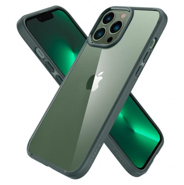 Spigen ULTRA HYBRID IPHONE 13 PRO MIDNIGHT GREEN