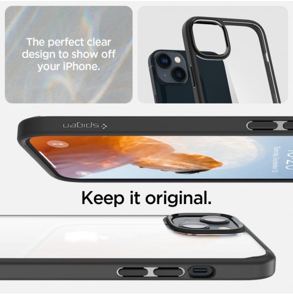 Spigen ULTRA HYBRID IPHONE 14 Plus MATSVART