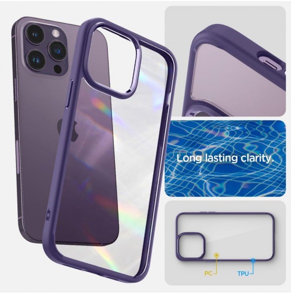 Spigen ULTRA HYBRID IPHONE 14 PRO DEEP LILA