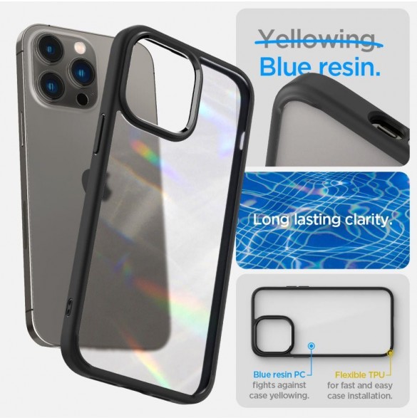 Spigen ULTRA HYBRID IPHONE 14 PRO FROST SVART