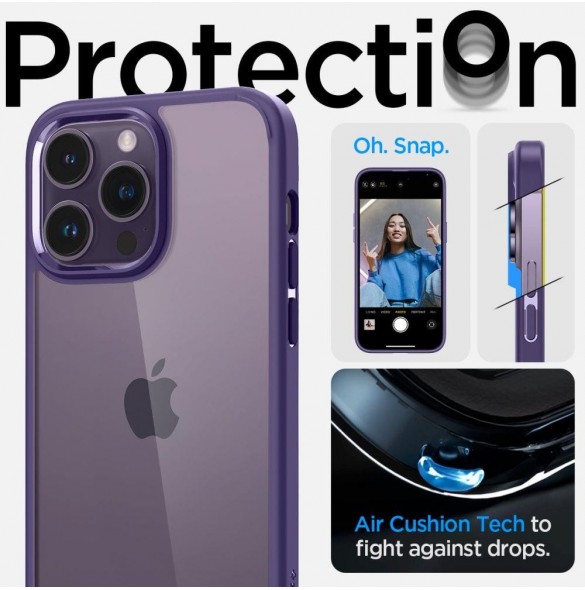 Spigen ULTRA HYBRID IPHONE 14 PRO MAX DEEP LILA