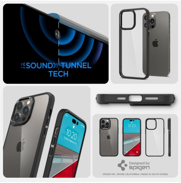 Spigen ULTRA HYBRID IPHONE 14 PRO MAX MATSVART