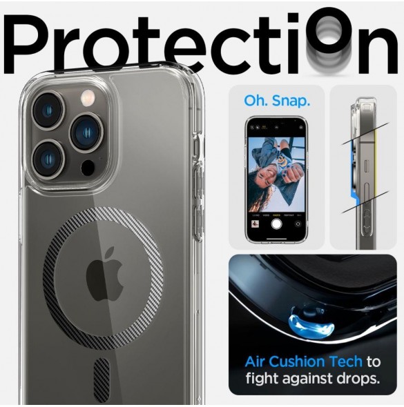 Spigen ULTRA HYBRID MAG MAGSAFE IPHONE 14 PRO KOLFIBER