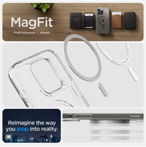 Spigen ULTRA HYBRID MAG MAGSAFE IPHONE 14 PRO KOLFIBER