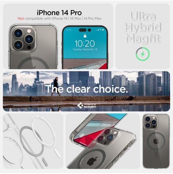 Spigen ULTRA HYBRID MAG MAGSAFE IPHONE 14 PRO GRAPHITE