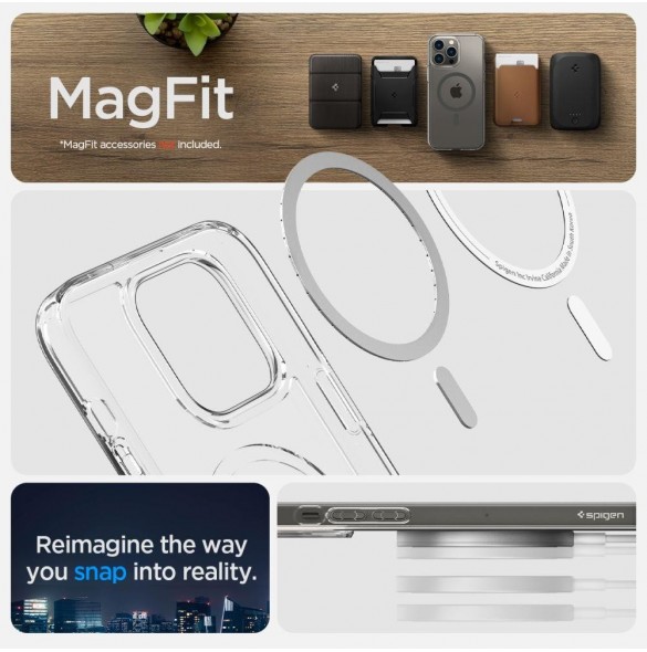 Spigen ULTRA HYBRID MAG MAGSAFE IPHONE 14 PRO GRAPHITE