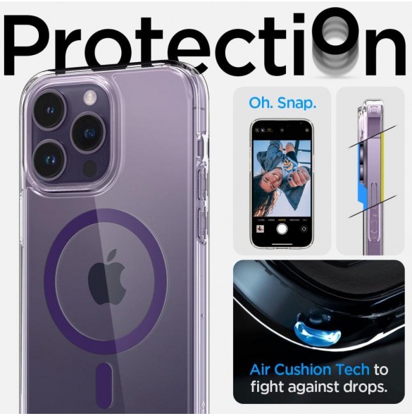 Spigen ULTRA HYBRID MAG MAGSAFE IPHONE 14 PRO MAX DEEP LILA