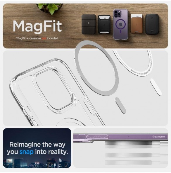 Spigen ULTRA HYBRID MAG MAGSAFE IPHONE 14 PRO MAX DEEP LILA