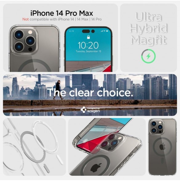 Spigen ULTRA HYBRID MAG MAGSAFE IPHONE 14 PRO MAX GRAPHITE