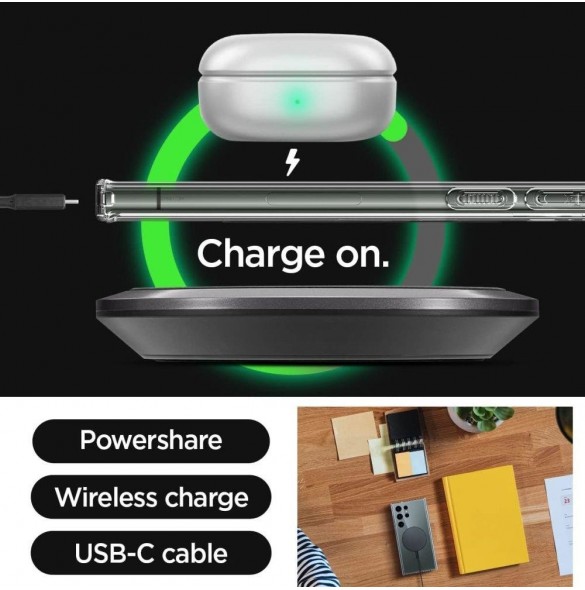 Spigen ULTRA HYBRID ONETAP RING MAGSAFE GALAXY S23 ULTRA SVART